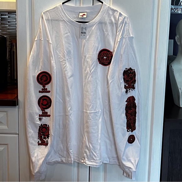 Santa Cruz Skateboards Other - New Santa Cruz Rob Evolution Roskopp Long Sleeve T-Shirt - NWT XLG